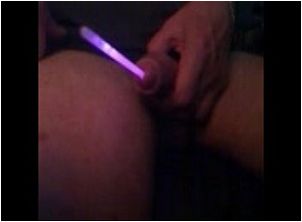 Glow Stick Ass Insertion